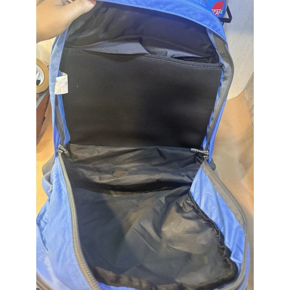 L.L.Bean 20L Nylon Hiking Daypack Backpack Blue/Gray w/ 15